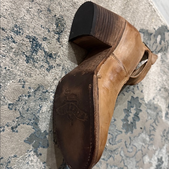 New Freebird Tan Leather Ankle Boots size 7 women’s - Picture 7 of 9